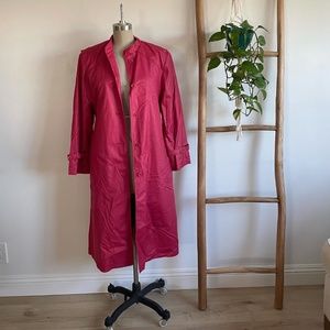 Pink Trench Coat